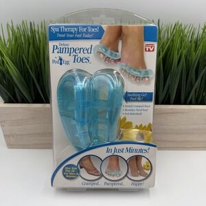 Blue Deluxe‎ Pampered Toes By Ped Egg Spa Therapy For Toes